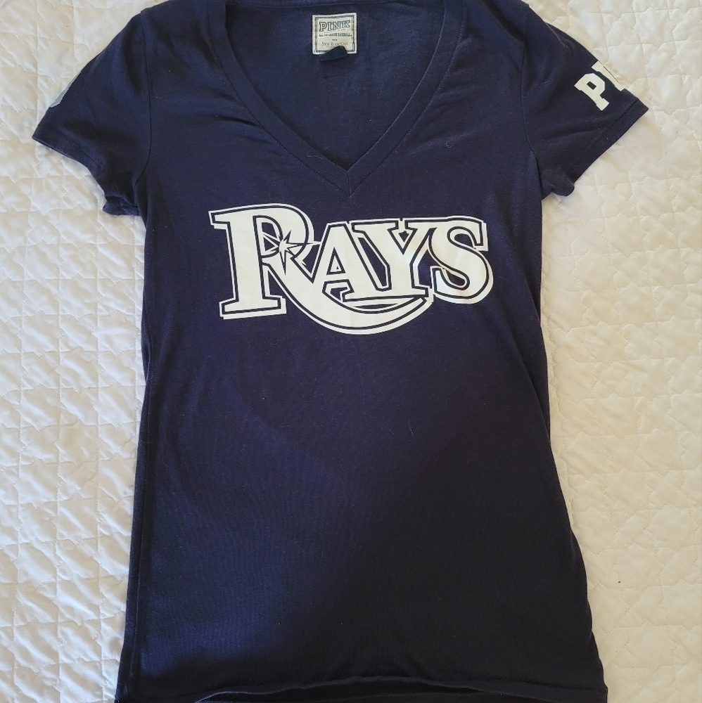 Pink women's medium devil ray's T-shirt